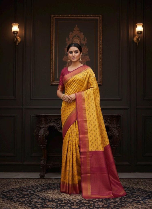 Pochampally Silk saree|Pochampally double ikkat handwoven saree|Silk saree|Ikkat Silk Saree|Pochampally ikkat saree|Pochampally silk saree - Vibha By Veena